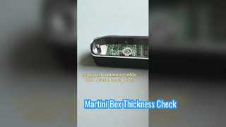 Inspection box for Martini machine 