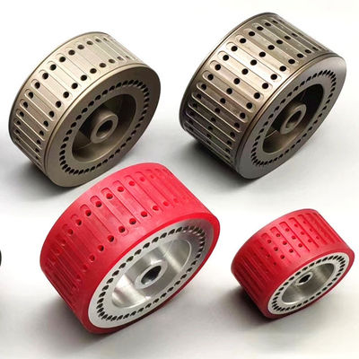 Champagne Color Wear-Resisting Suction Wheel Rubber Wheel for Offset Printing Machine with Customizable Size