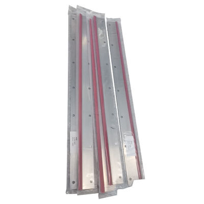UV Ink Resistant Heidelberg Printer Wash Up Blade 605x46x0.5mm with 7 Holes for SM52 PM52
