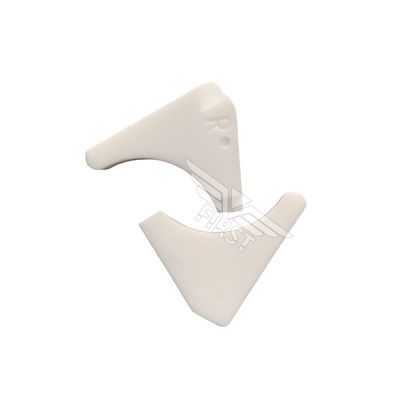 White Color Plate Heidelberg Machine Parts End Block Plate Parts
