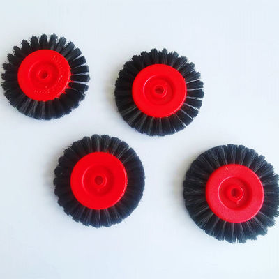 66.891.006 Circular Black Hard Brush Wheels Printing Machine Parts 6x60mm 8x60mm
