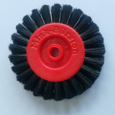66.891.006 Circular Black Hard Brush Wheels Printing Machine Parts 6x60mm 8x60mm