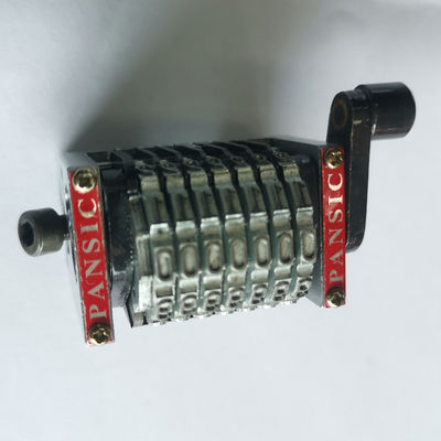 7 Digits Horizontal Type Letterpress Numbering Machine with Iron Material for Printing Machine Parts