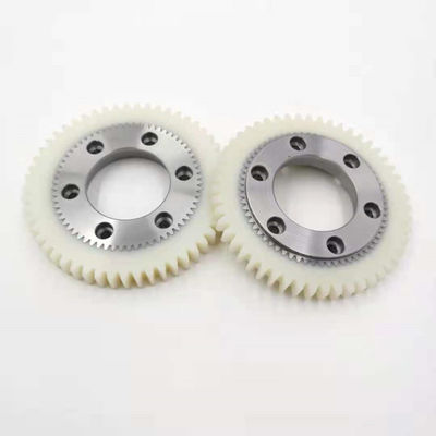 Light White 51 Tooth Nylon Gear for KBA 105 Printing Machine Water Roller Gear