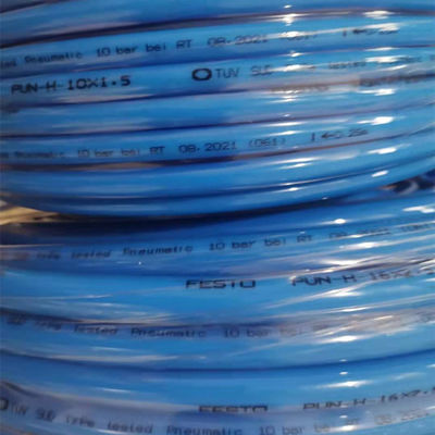 Blue Color Festo PU Tube 4mm Size Pneumatic Air Pipe for Offset Printing Machine