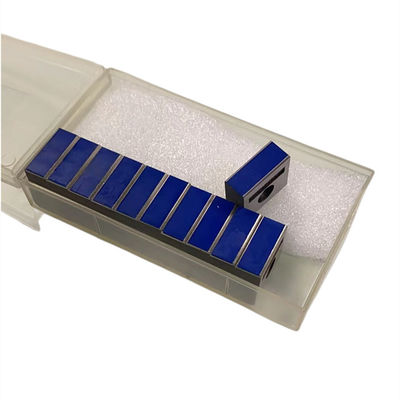 Carbon Steel Roland Gripper Pad with Blue Rubber for Printing Press Spare Parts 19*18*8mm