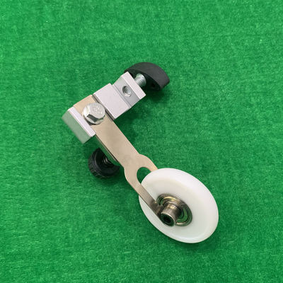 White Rubber Hard Wheels With Support Printing Machine Parts 6 X 60mm 8 X 60mm