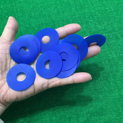 38 X 15 X 0.8mm Flat Rubber Sucker Blue Color Standard Sizes Shapes