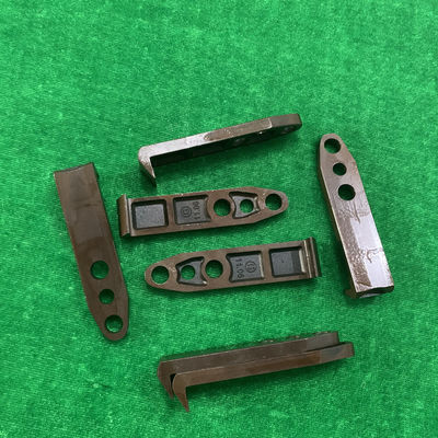 70mm X 16 X 5mm Brown Steel Gripper For Offset Printing Middle Hole 6mm HD