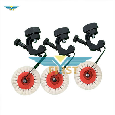 Heidelberg Wheel Brush with Polishing Surface Treatment and Pig Hair Iron Material for Printing Machines OEM Available