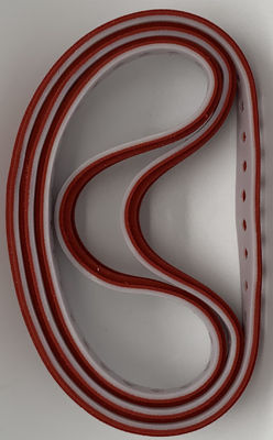 Different Thickness PVC Suction Belt For HD Oil Resistant Red Rubber Belt