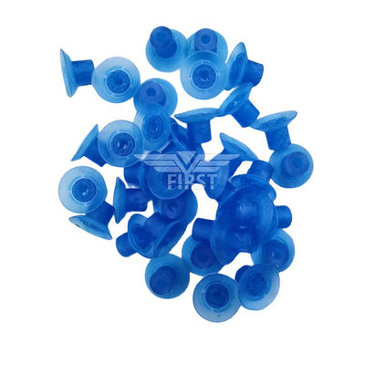 Blue Color Rubber Sucker 32x18mm High Feet Sucker for Die Cutting Machine with Durable Rubber Material
