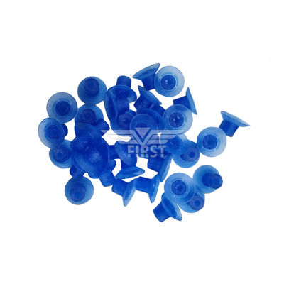 Blue Color Poly And Rubber Sucker For Die Cutting Machine 32*18mm High Feet Sucker