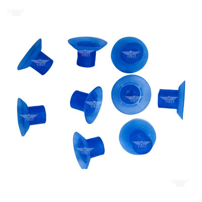 Blue Color Poly And Rubber Sucker For Die Cutting Machine 32*18mm High Feet Sucker