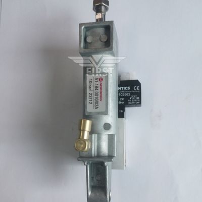 Silver Color Cylinder A1.184.0010 Piston Machine Offset Printing Parts Valve