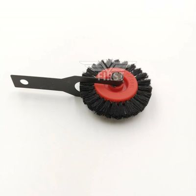 Chinese Hard Brush Wheel Printer Machine Feeder Brush With Support