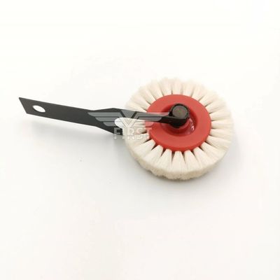 Chinese Hard Brush Wheel Printer Machine Feeder Brush With Support