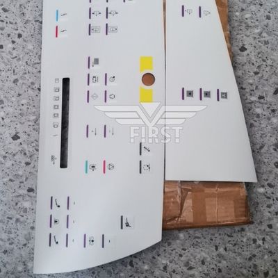 White Color Membrane Panel Symbol Letter Label For Heidelberg SM102 Printing Machine Sticker in 63*21.2 or 37*15.5CM Size