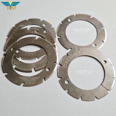 Heidelberg-Stahl Folding Machine Cutting Blades in White Steel - U-shaped and V-shaped Options for Wear Resistance