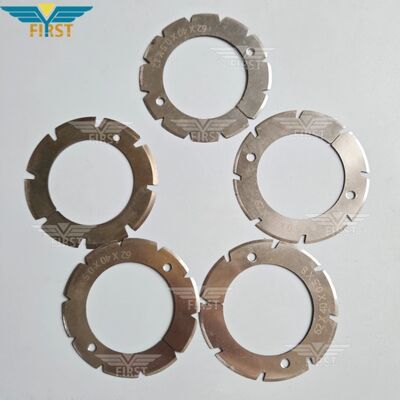 Heidelberg-Stahl Folding Machine Cutting Blades in White Steel - U-shaped and V-shaped Options for Wear Resistance