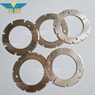 Heidelberg-Stahl Folding Machine Cutting Blades in White Steel - U-shaped and V-shaped Options for Wear Resistance