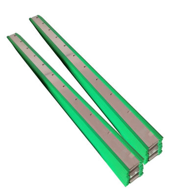 Green Color Heidelberg SM / CD102 Rubber Wash Up Blades Offset Printing Blades Parts